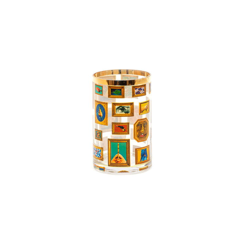 Ваза Frames Small Seletti Toiletpaper Glass Vase 14162 в #REGION_NAME_DECLINE_PP#