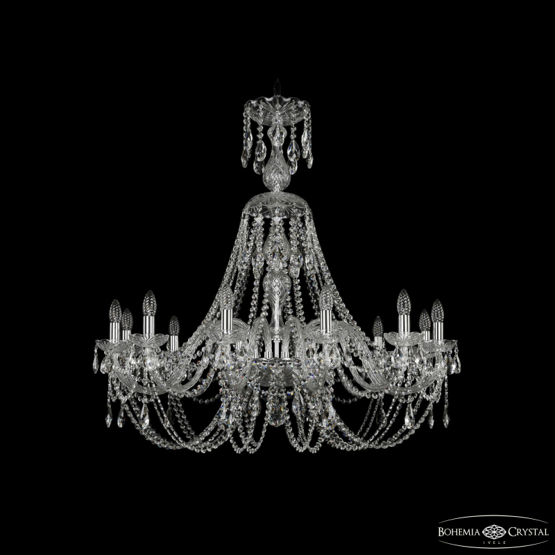 Подвесная люстра Bohemia Ivele Crystal 1406/12/360/XL-97 Ni в Санкт-Петербурге
