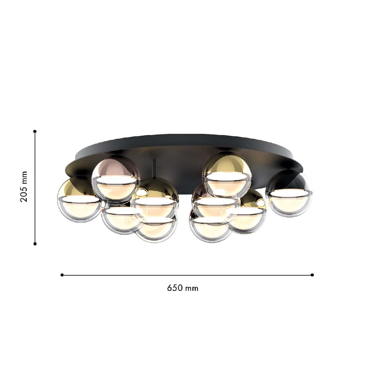 Потолочная люстра Favourite Luna 4371-12C в #REGION_NAME_DECLINE_PP#