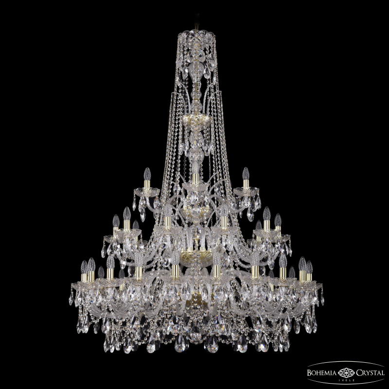 Подвесная люстра Bohemia Ivele Crystal 1411/20+10+5/400/XL-155/3d G в Санкт-Петербурге