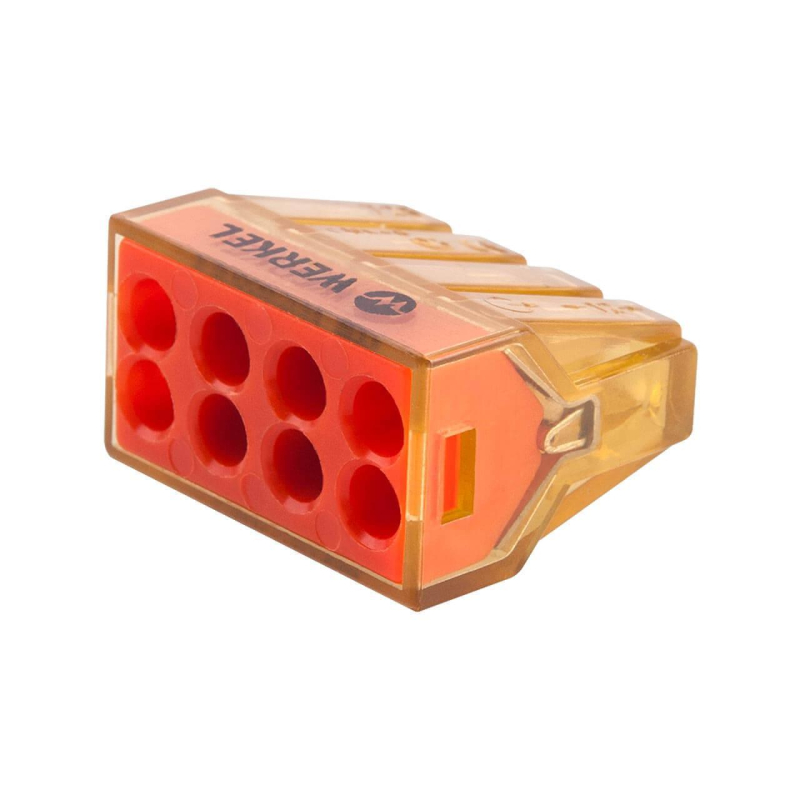 Клемма соединительная Werkel 8-проводная 5 шт TR-01-08 14690389107341 в Санкт-Петербурге