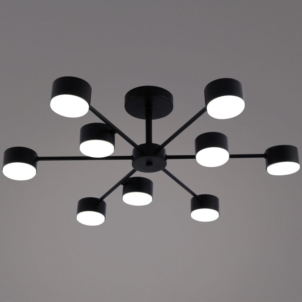 Люстра на штанге Reluce 03738-0.3-09 BK GX53 в Санкт-Петербурге