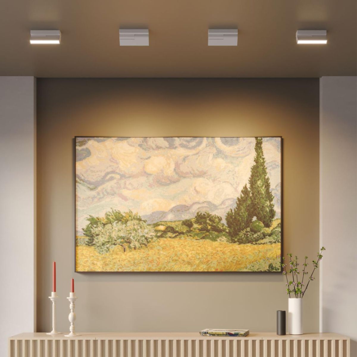 Накладной светильник с переключателем цв.температуры Novotech Over EOS 359768 в Санкт-Петербурге