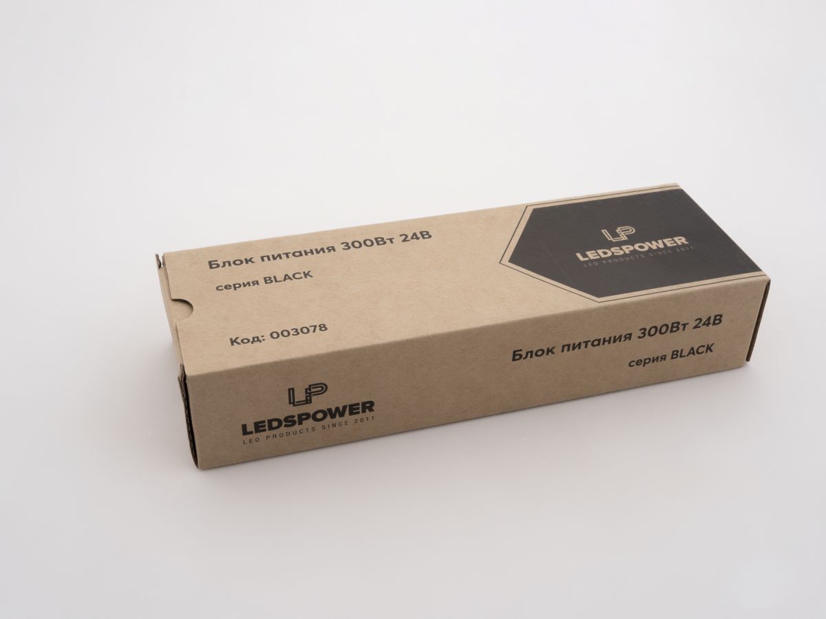 Блок питания LEDS POWER 300Вт 24В BLACK 003078 в Санкт-Петербурге