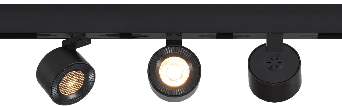 Трековый магнитный светильник iLedex Vision 4822-010-D82-12W-38DG-3000K BK (WALL WASHER) в Санкт-Петербурге
