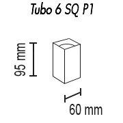 Потолочный светильник TopDecor Tubo6 SQ P1 23 в Санкт-Петербурге