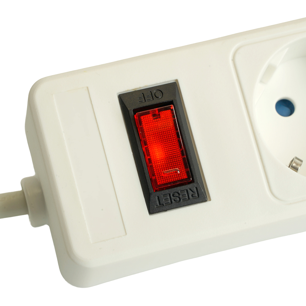 Сетевой фильтр 6-местный с/з Stekker Optima HM20-61-03 50096 в Санкт-Петербурге