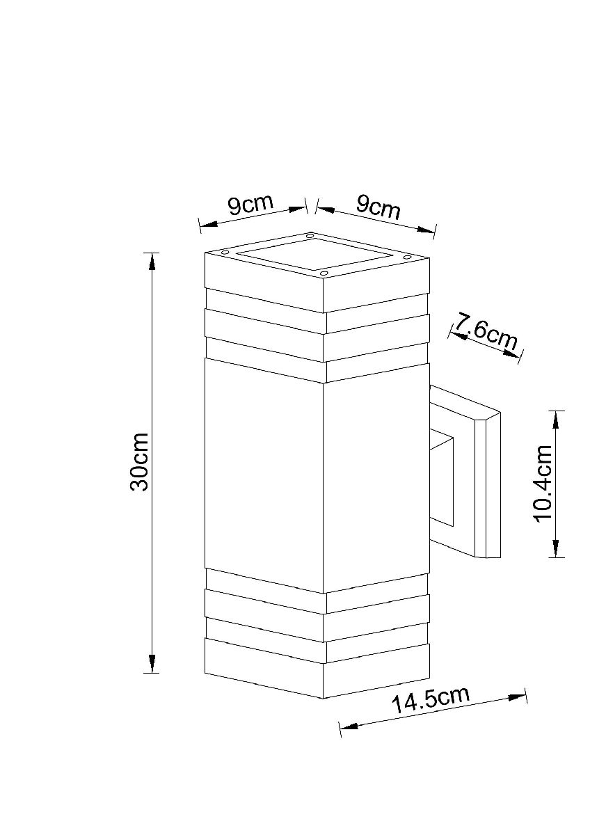 Уличный настенный светильник Arte Lamp Heather A4413AL-2BK в Санкт-Петербурге