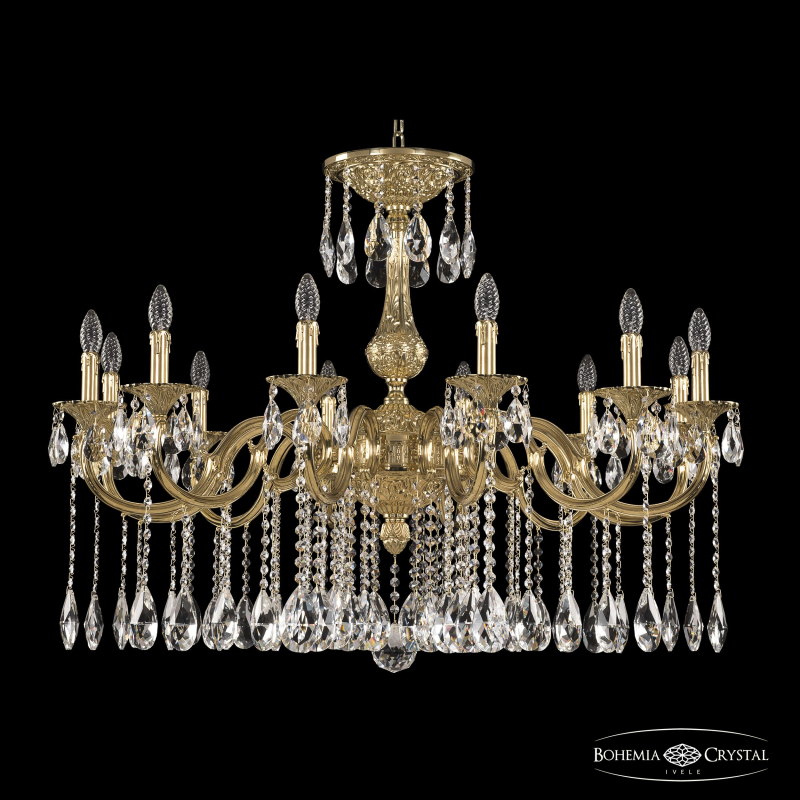 Подвесная люстра Bohemia Ivele Crystal Verona 72101/12/360 A G в Санкт-Петербурге