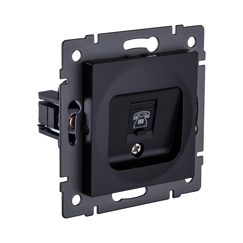 Розетка Ethernet RJ45 Cat.6, черный Kollinger REA-018BK для Aspekt, Eleganz, Reflex в #REGION_NAME_DECLINE_PP#