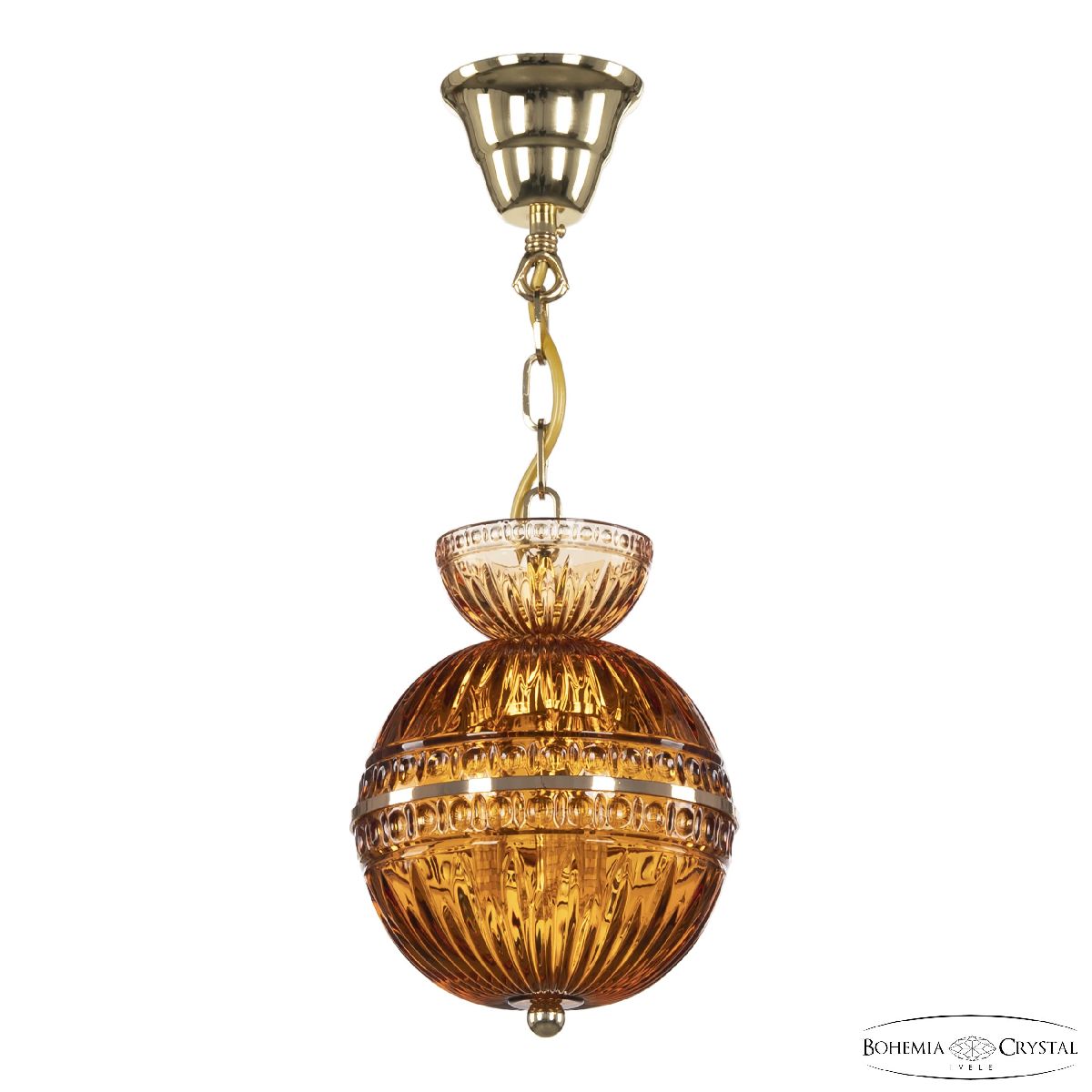 Подвесной светильник Bohemia Ivele Crystal 5480/17 G Amber/M-1G в Санкт-Петербурге