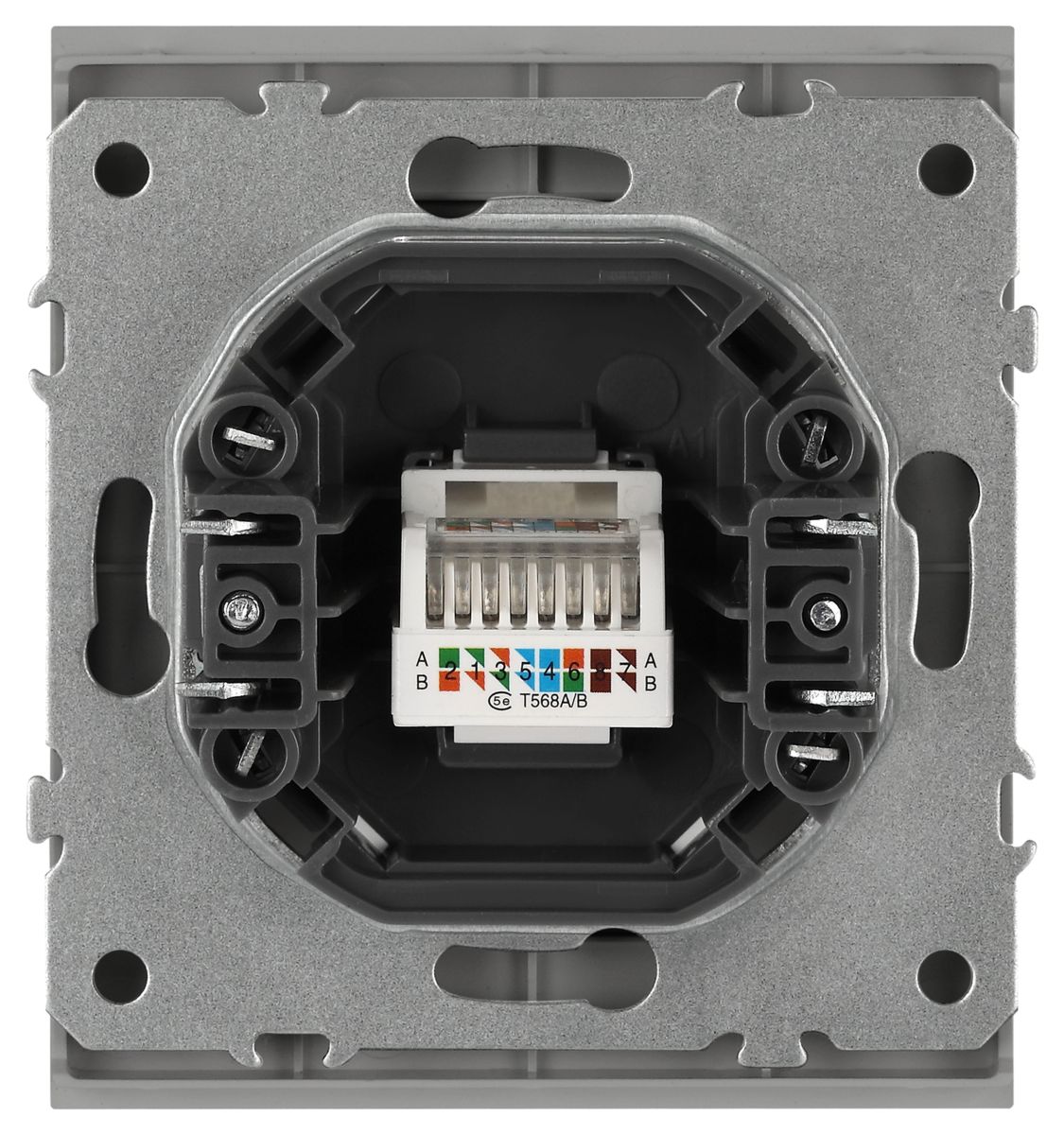 Розетка Эра Arktik 16-3107-03 информационная RJ45 алюминий Б0070476 в Санкт-Петербурге