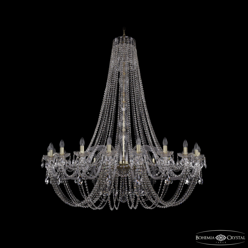 Подвесная люстра Bohemia Ivele Crystal 1406/24/530/h-160 G в Санкт-Петербурге