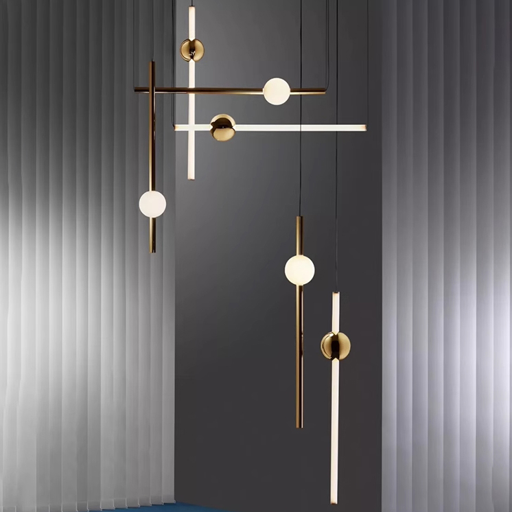 Подвесной светильник в виде шариков ImperiumLoft Lee Broom Orion Globe Light 85411-22 в Санкт-Петербурге