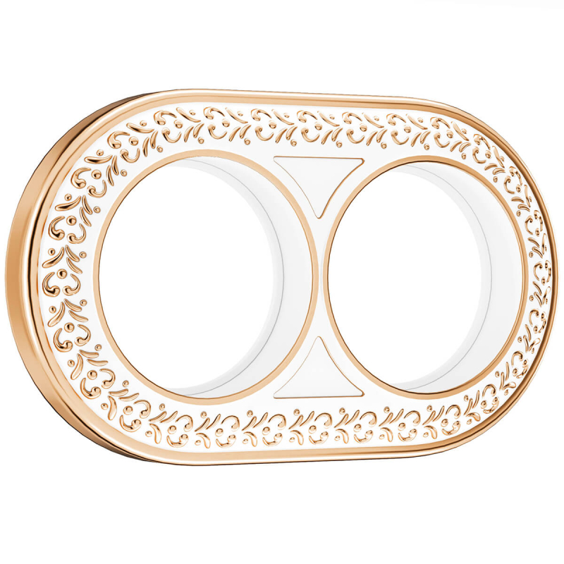 Рамка Werkel Antik Runda на 2 поста белое золото WL70-frame-02 4690389106507 в Санкт-Петербурге