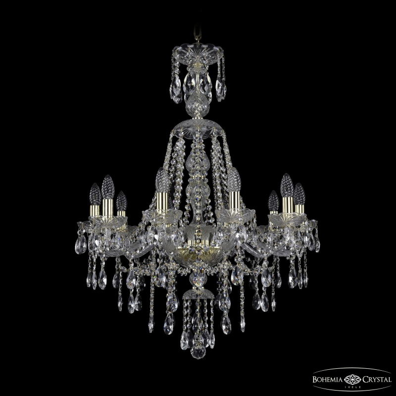 Подвесная люстра Bohemia Ivele Crystal 1415/10/220/XL-86 G в Санкт-Петербурге