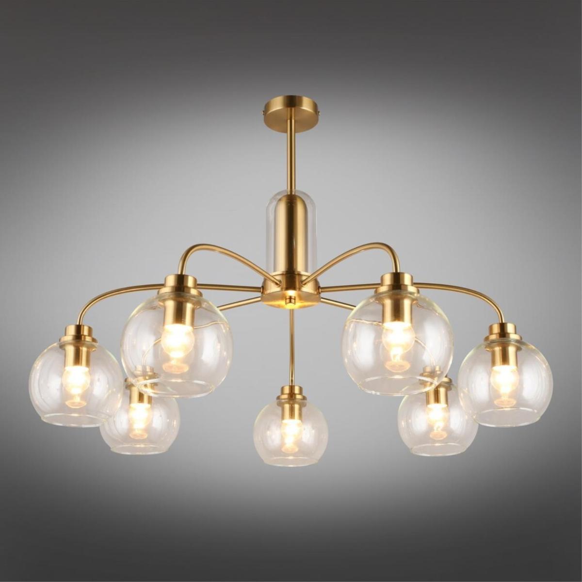 Люстра на штанге Omnilux Cavan OML-68107-07 в Санкт-Петербурге