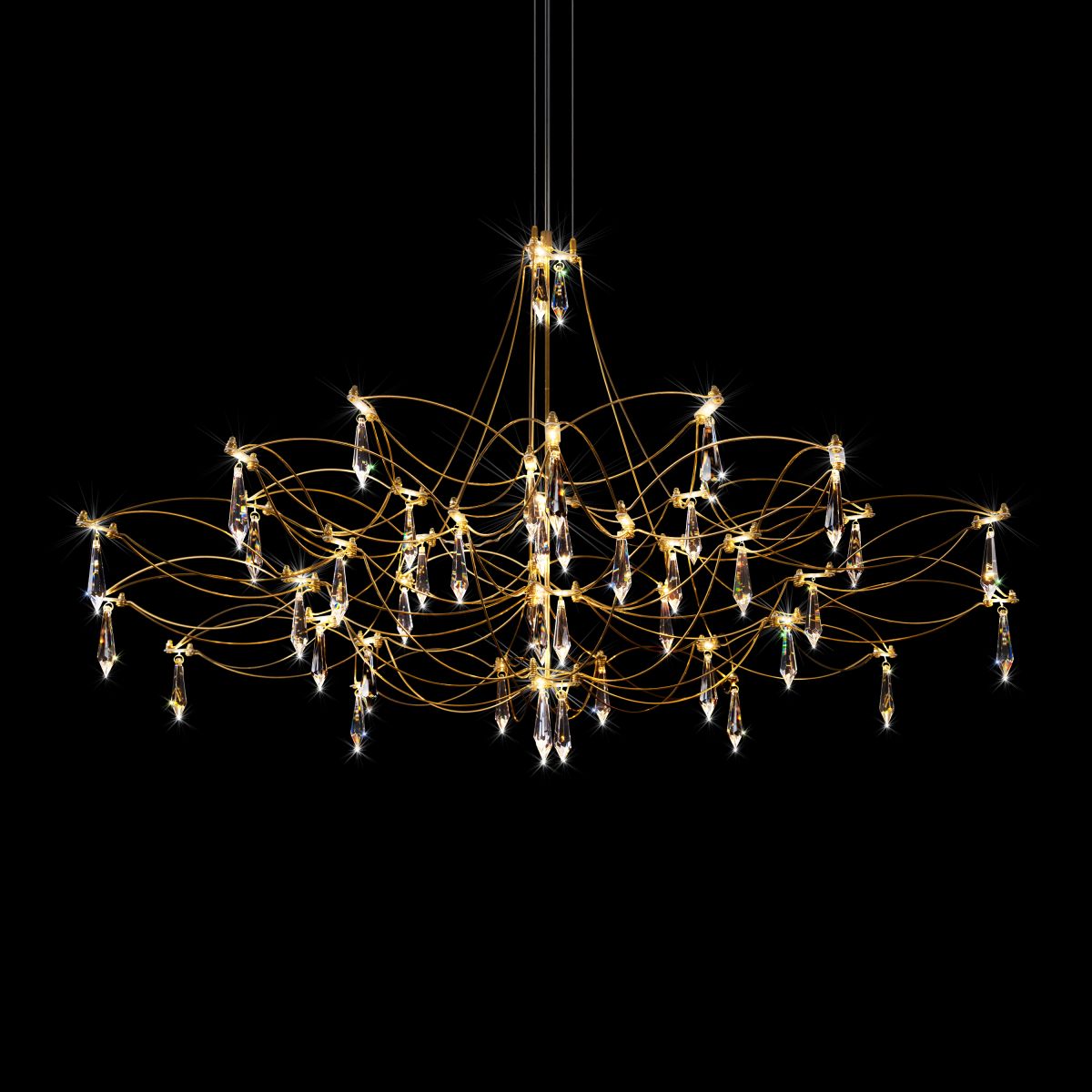 Подвесная люстра Loft IT Mira 10590/1000 Gold Asfour в Санкт-Петербурге