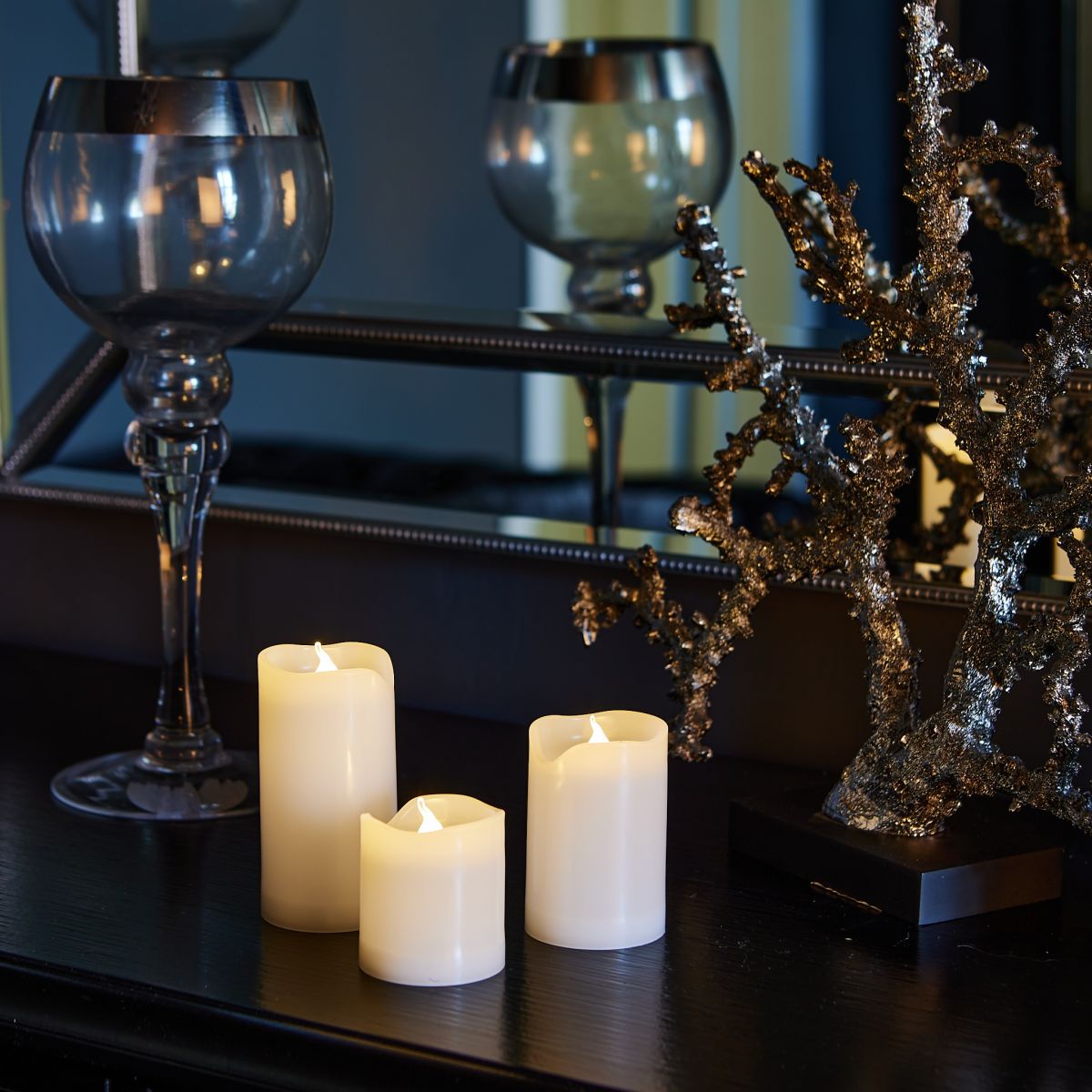 Набор свечей светодиодных Uniel ULD-F060 WARM WHITE CANDLE SET3 UL-00008593 в #REGION_NAME_DECLINE_PP#