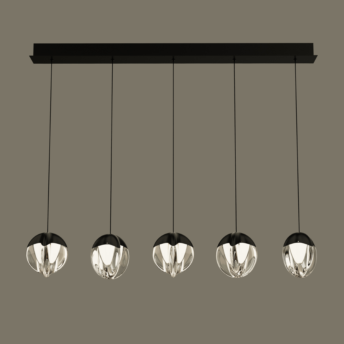 Подвесной светильник Delight Collection MD24001033-5B black/clear в Санкт-Петербурге