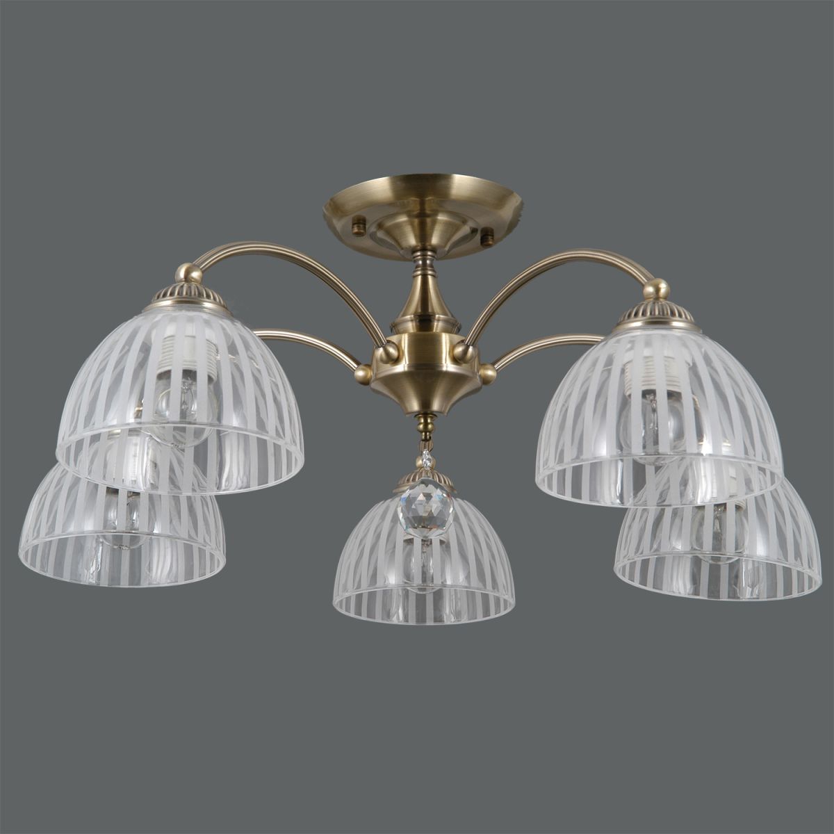 Потолочная люстра ILLUMICO IL0564-5CSQ-25AB ELITE в #REGION_NAME_DECLINE_PP#