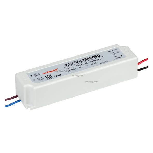 Блок питания Arlight ARPV-LV48060-A (48V, 1.3A, 60W) 019010 в Санкт-Петербурге