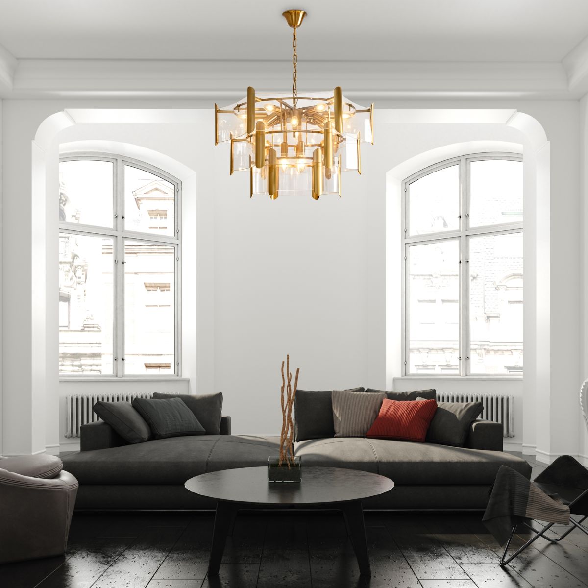 Подвесная люстра Freya Lumiere FR5516PL-15BS в Санкт-Петербурге