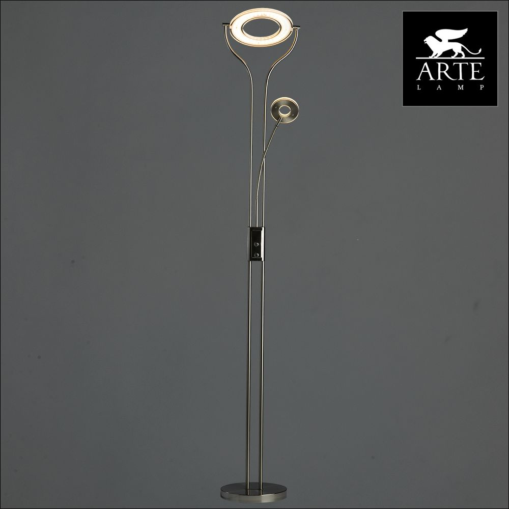 Торшер Arte Lamp Duetto Led A5904PN-2SS в #REGION_NAME_DECLINE_PP#