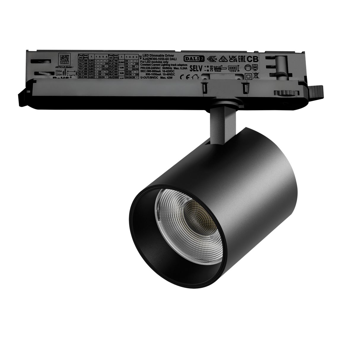 Трековый трехфазный светильник Quattro LED с управлением DALI Lightstar Alta Base A5437DALI в #REGION_NAME_DECLINE_PP#