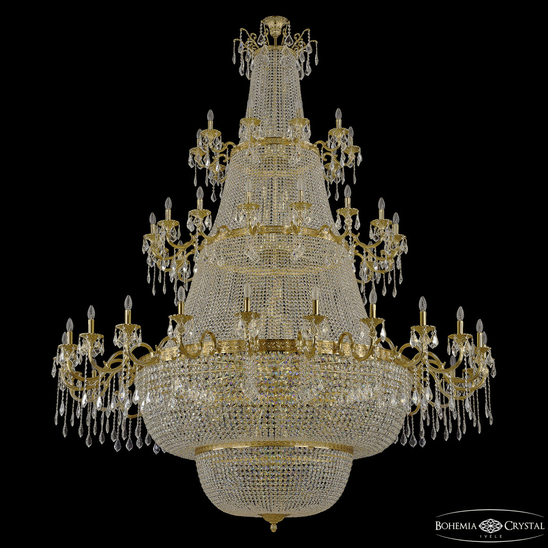 Потолочная люстра Bohemia Ivele Crystal 2210H201/24+16+10/228IV/3D/Y1 G в Санкт-Петербурге