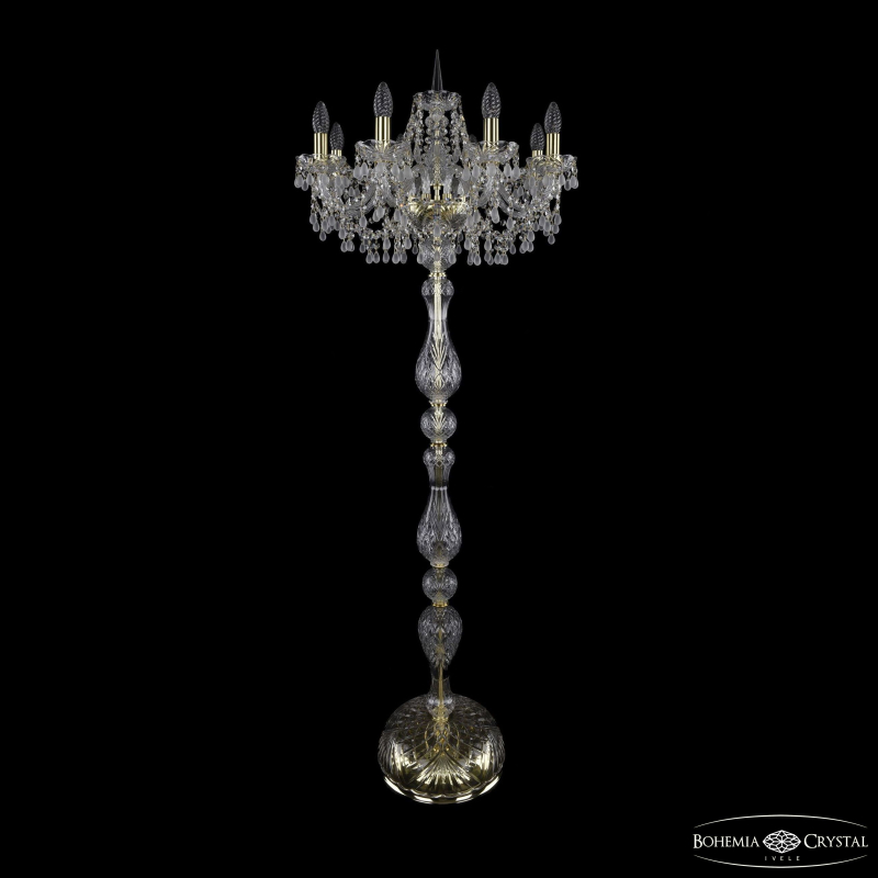 Торшер Bohemia Ivele Crystal 1410T1/8/195-160 G V0300 в Санкт-Петербурге