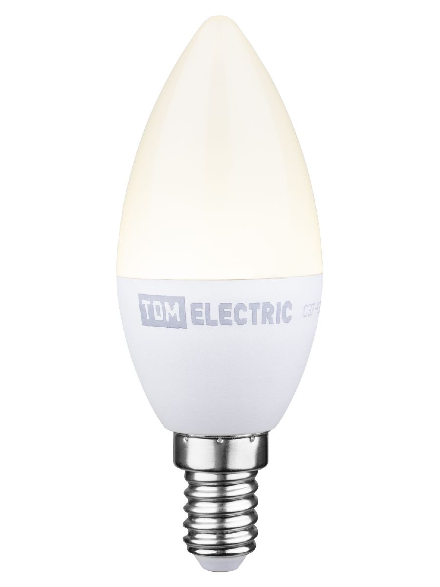 Лампа светодиодная диммируемая TDM Electric Е14 6W 4000K прозрачная SQ0340-0198 в Санкт-Петербурге