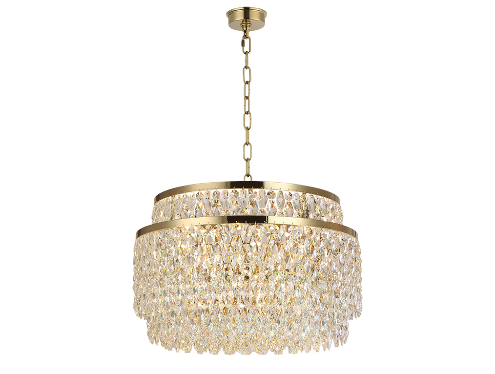 Подвесная люстра Newport Tiffany 8530/60 C gold polished М0070715 в Санкт-Петербурге