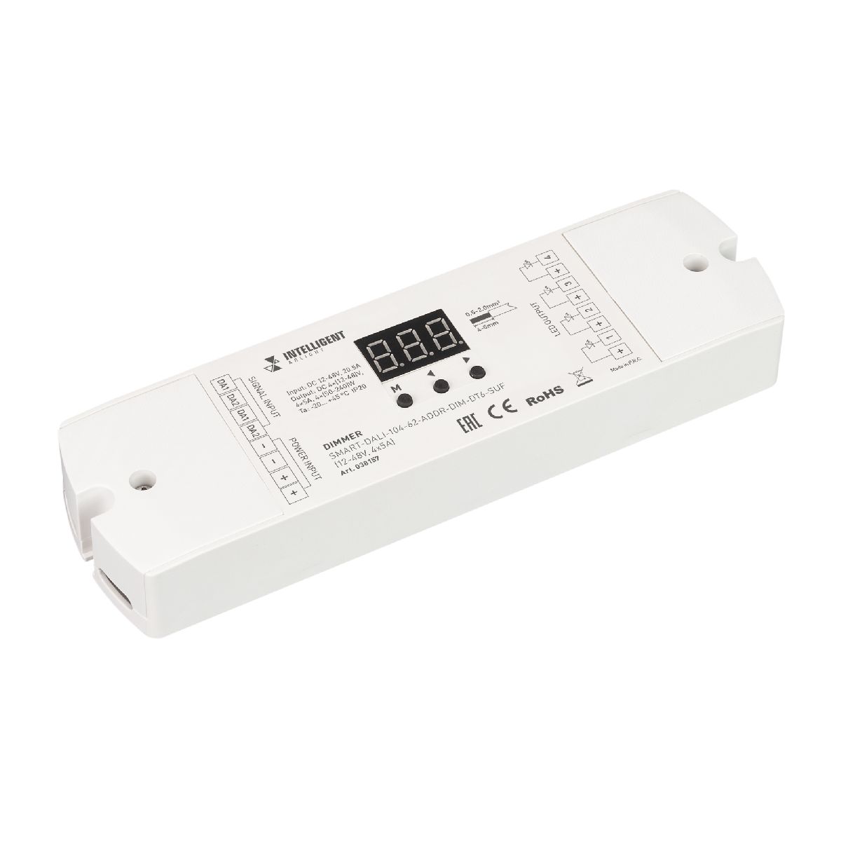 Диммер Arlight SMART-DALI-104-62-ADDR-DIM-DT6-SUF (12-48V, 4x5A) 038157 в Санкт-Петербурге