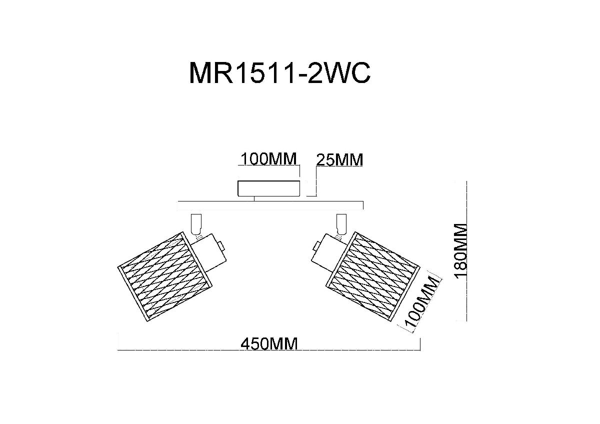 Спот MyFar Cathy MR1511-2WC в Санкт-Петербурге