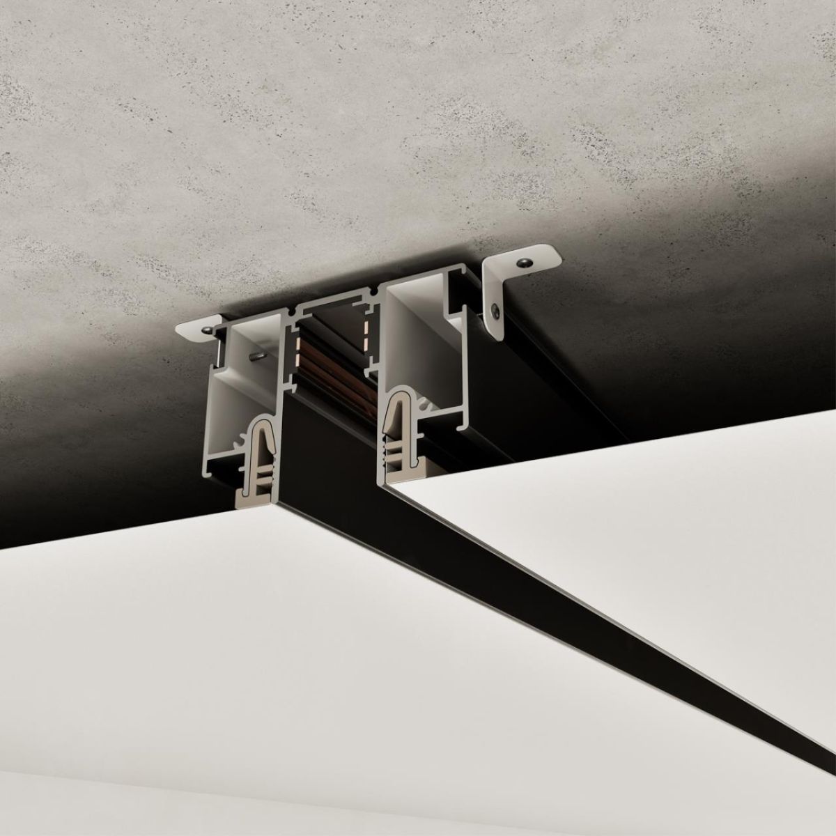 Шинопровод для монтажа в натяжной потолок LumFer For Novotech Flum 135328 в Санкт-Петербурге