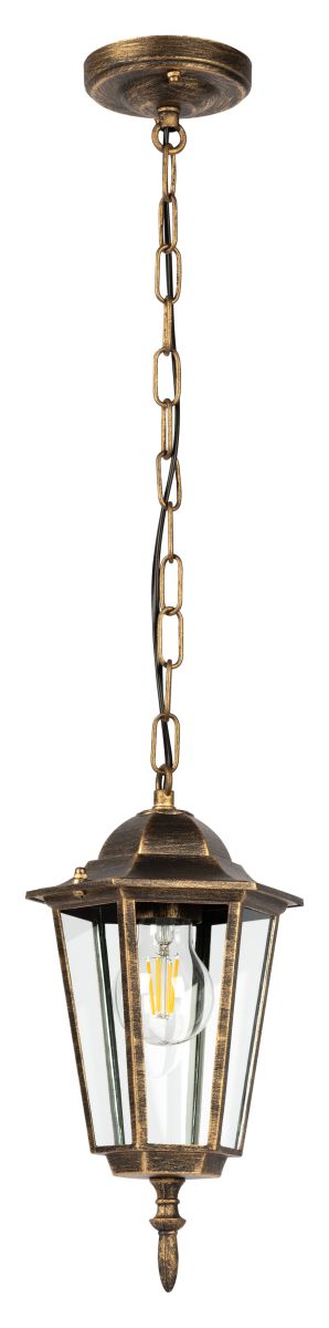 Уличный подвесной светильник ЭРА Веледа GBS-104-BR-0810 230В Е27 IP54 бронза Б0071481 в Санкт-Петербурге