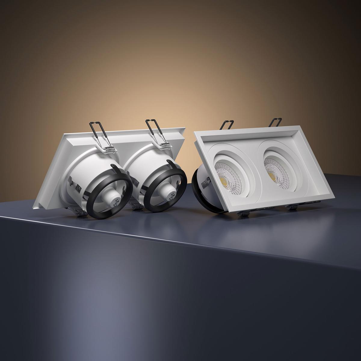 Встраиваемый светильник Elektrostandard 1071/2 MR16 WH белый 4690389097959 в Санкт-Петербурге