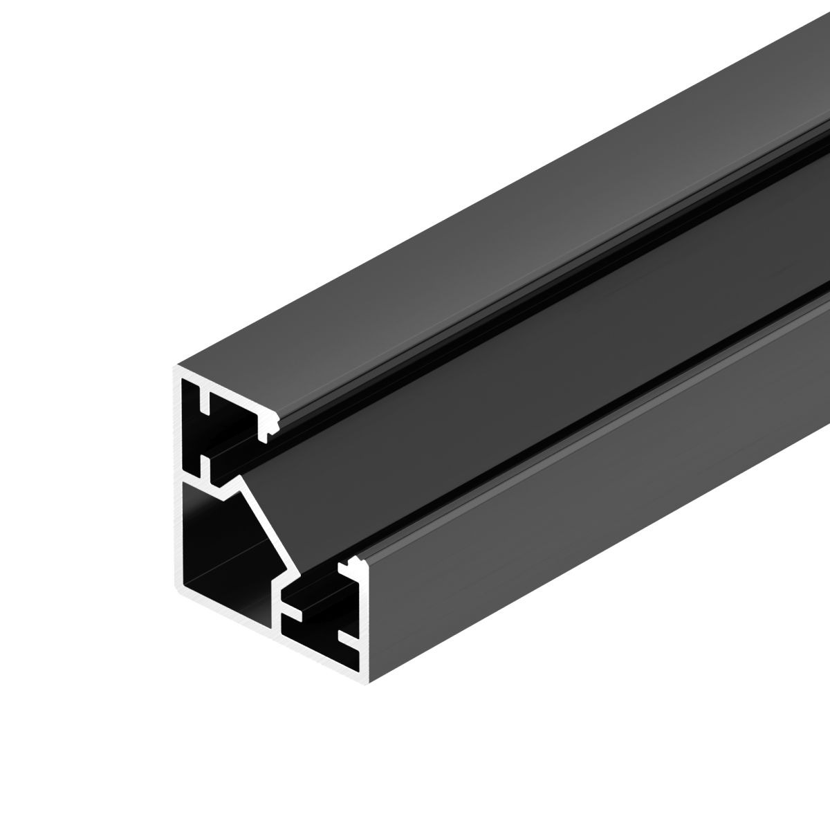 Профиль Arlight SL-KUB-DISPLAY-2525-2000 ANOD BLACK (Алюминий) 062894 в Санкт-Петербурге