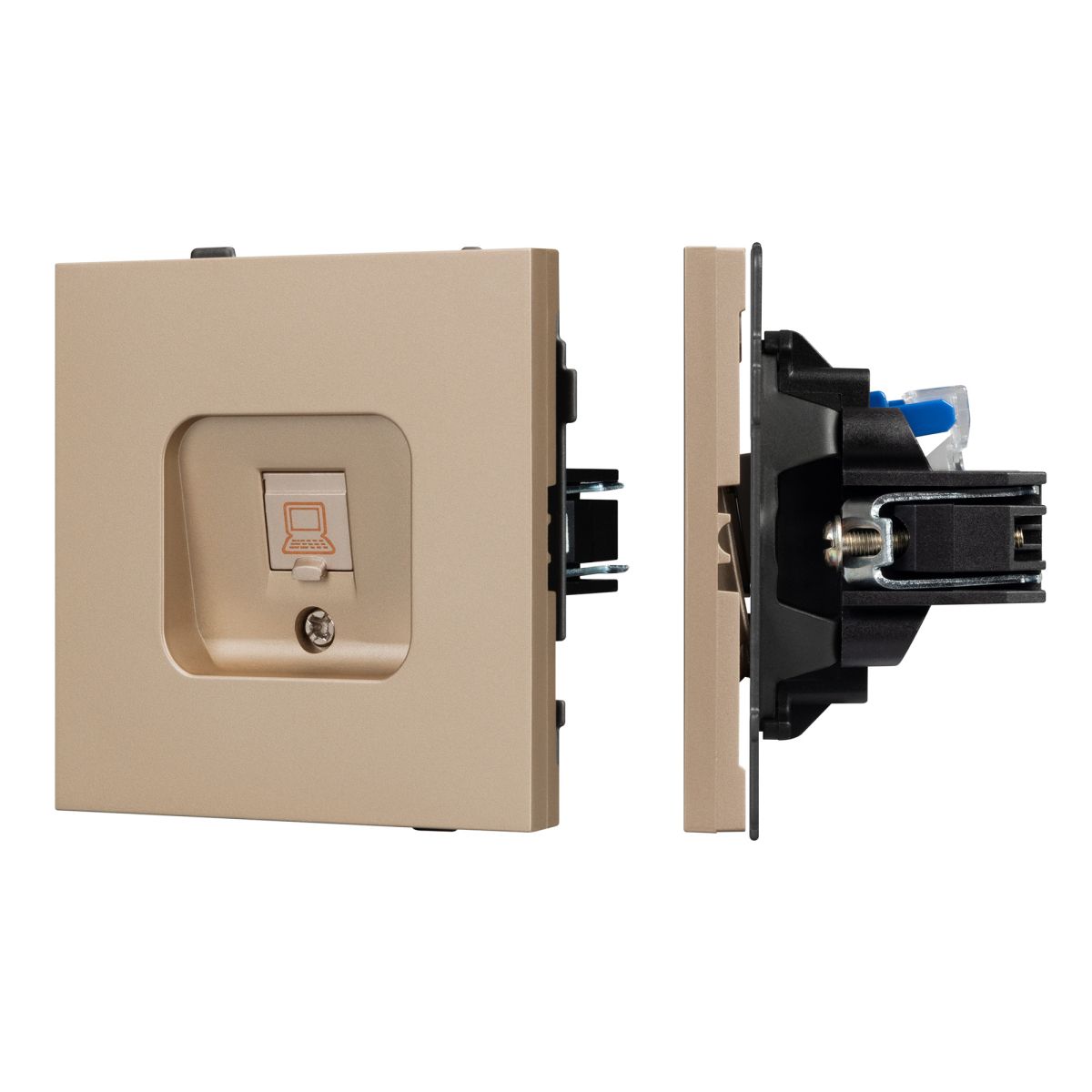 Механизм компьютерной розетки Arlight SCT-TENDO-MPC1-PL-GD (RJ-45, CAT6) 054099 в Санкт-Петербурге