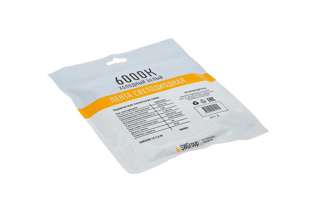 Светодиодная лента SWG SWG530-12-7.2-W-M 009261 в #REGION_NAME_DECLINE_PP#