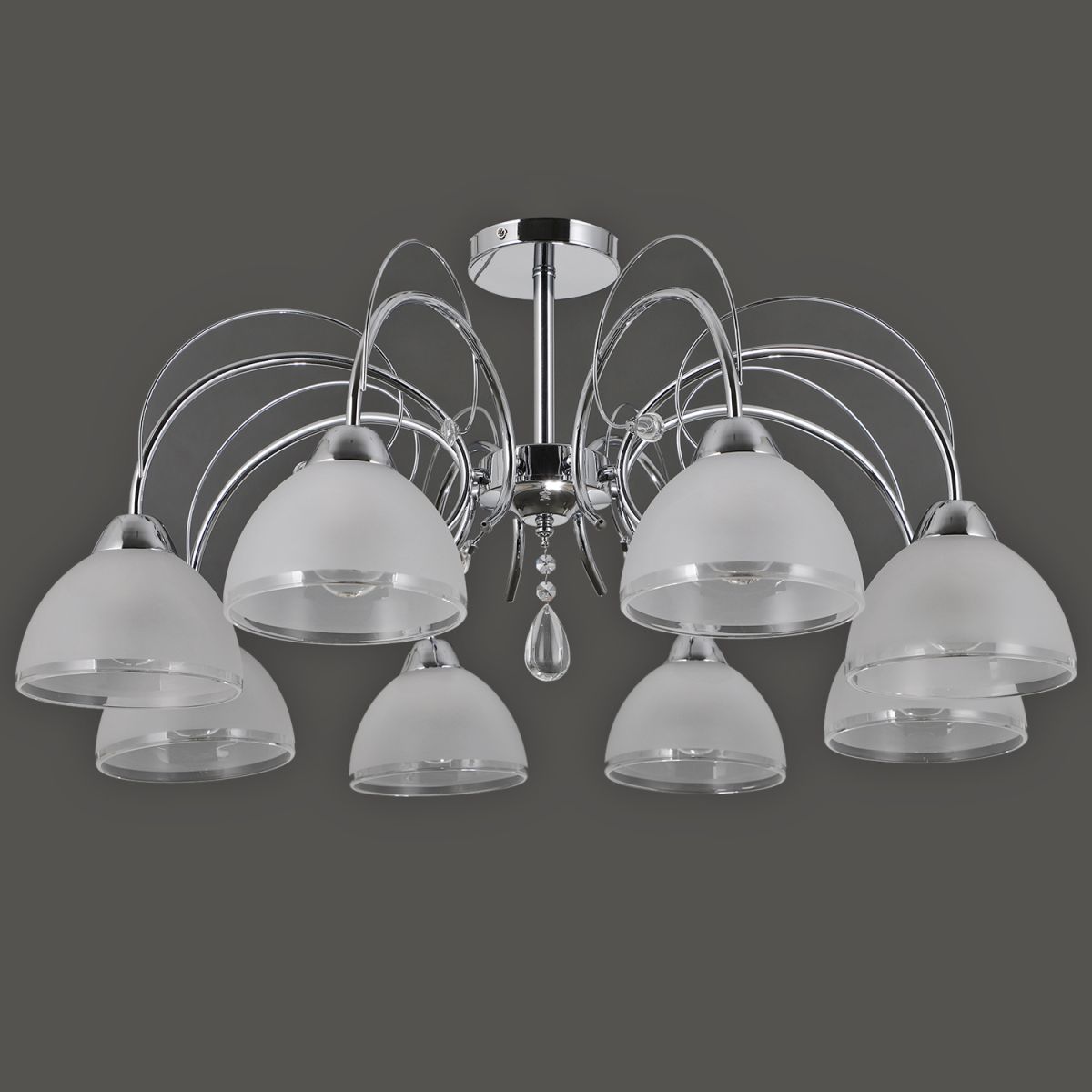 Люстра на штанге ILLUMICO ILLUMICO IL0495-8CSQ-25CH ELITE в Санкт-Петербурге