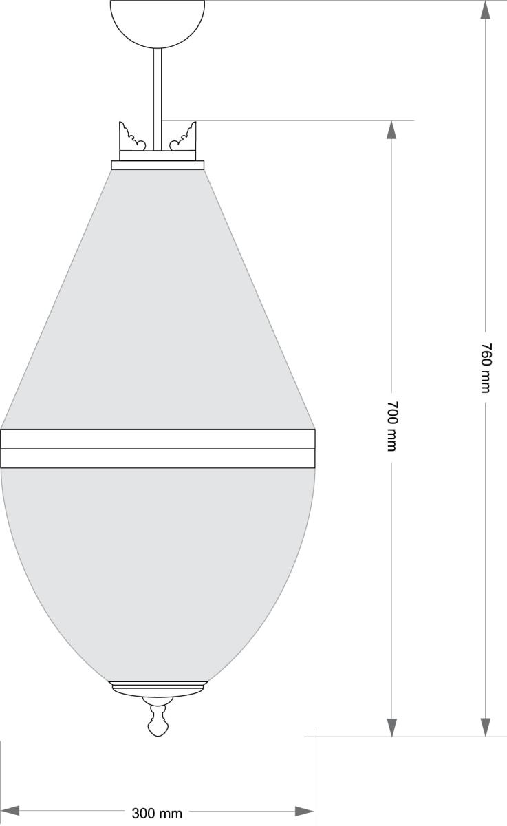 Подвесная люстра Kutek Arezzo ARE-PL-8 (N) 300 в Санкт-Петербурге
