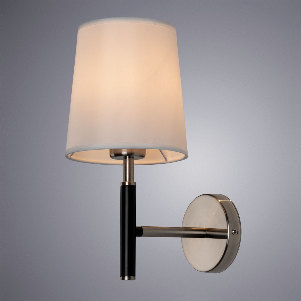 Бра с абажуром Arte Lamp RODOS A2589AP-1SS в Санкт-Петербурге