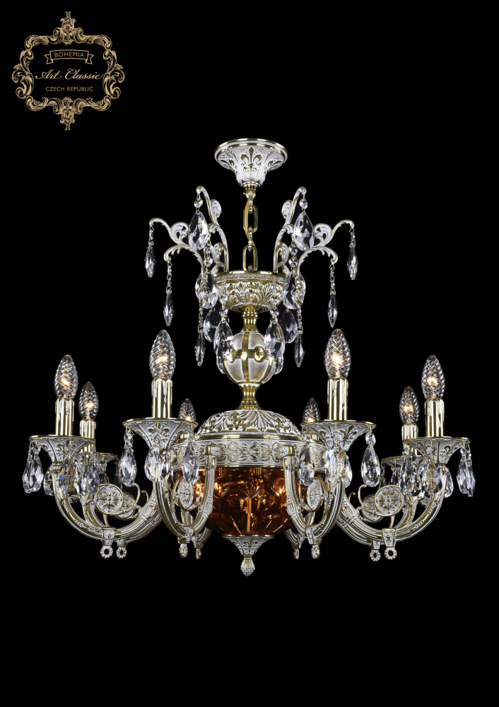 Подвесная люстра Art Classic 31.22.8.KR175SP.250IT.GW.Sp.Amber.1E в Санкт-Петербурге