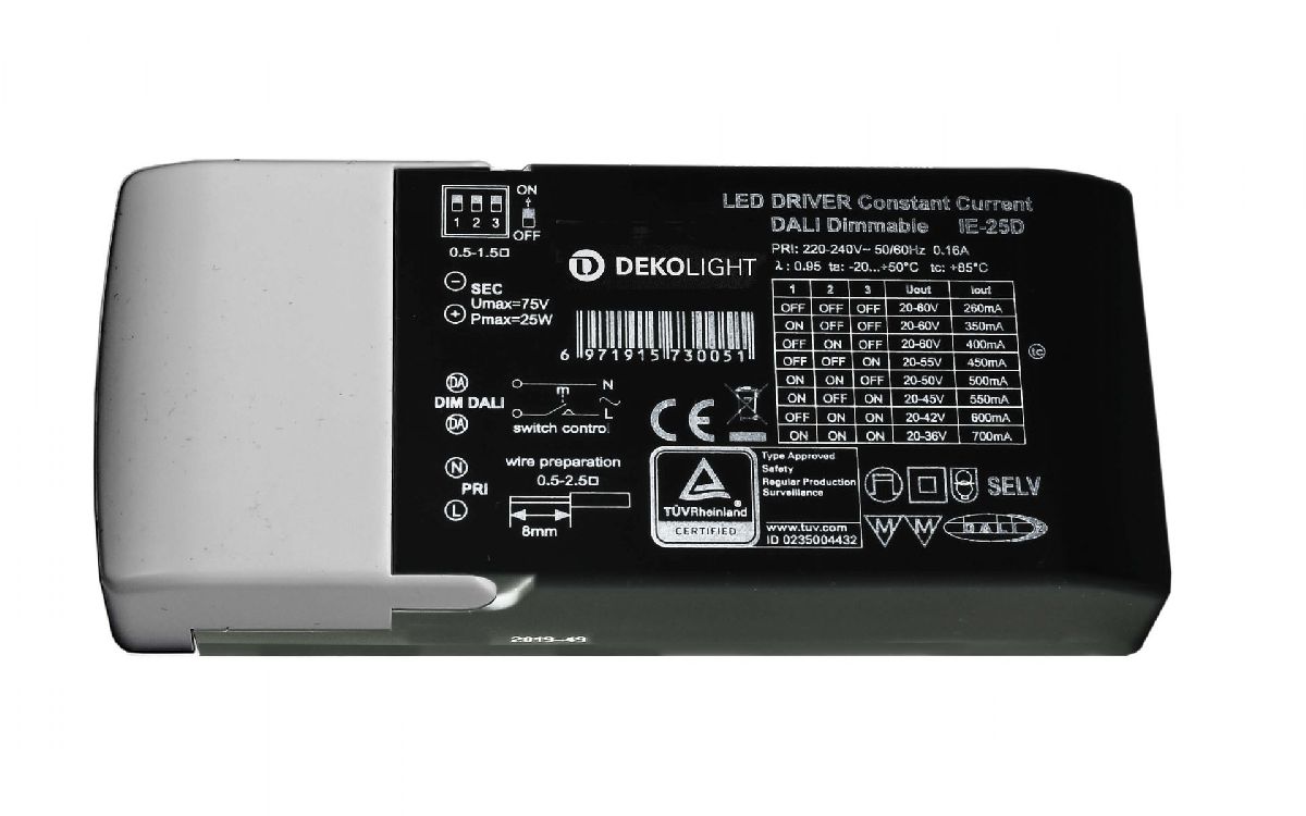 Блок питания Deko-Light Power supply 25Вт 220-240В IP20 862191 в Санкт-Петербурге