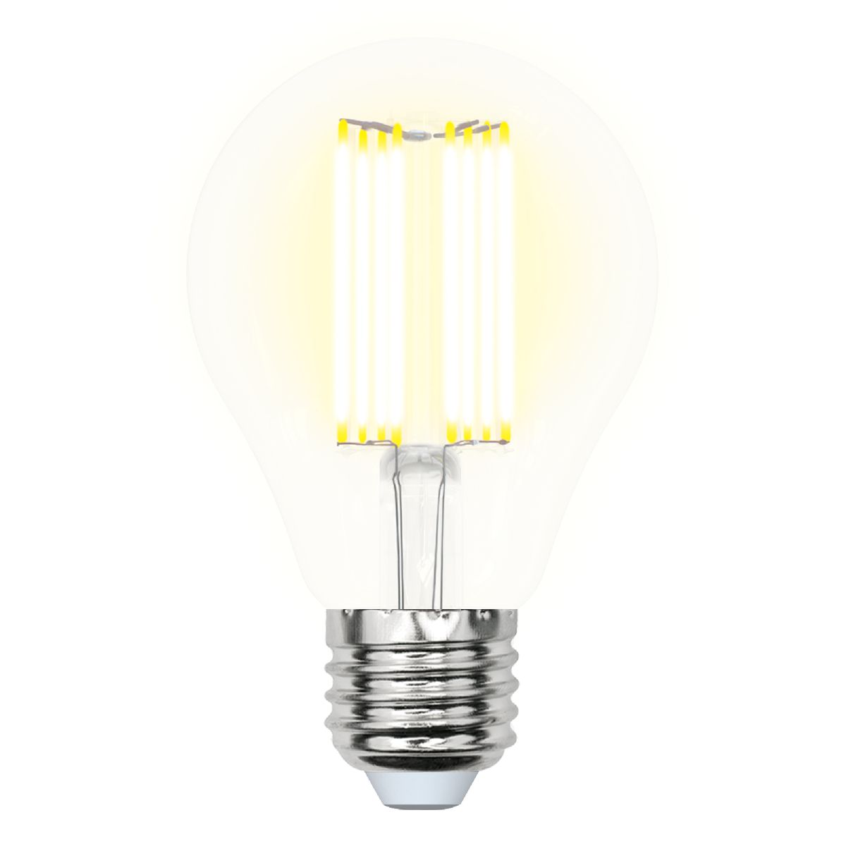 Лампа светодиодная (UL-00005897) Uniel E27 23W прозрачная LED-A70-23W/3000K/E27/CL PLS02WH в #REGION_NAME_DECLINE_PP#