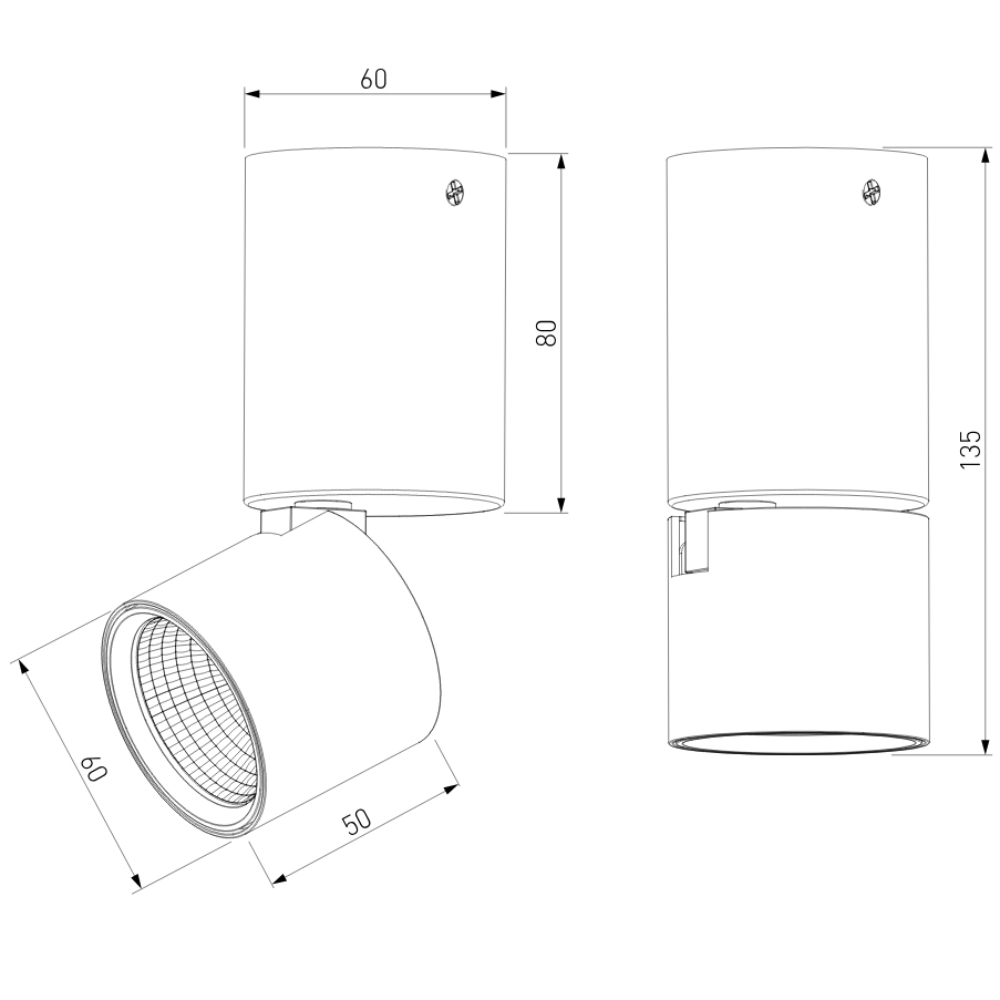 Накладной спот Elektrostandard Sens 4690389197819 a063679 в Санкт-Петербурге