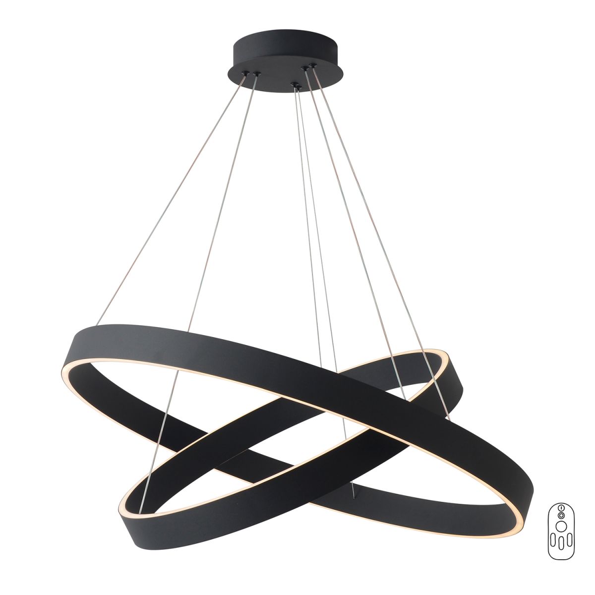 Подвесная люстра Crystal Lux TRON SP123W LED BLACK в Санкт-Петербурге