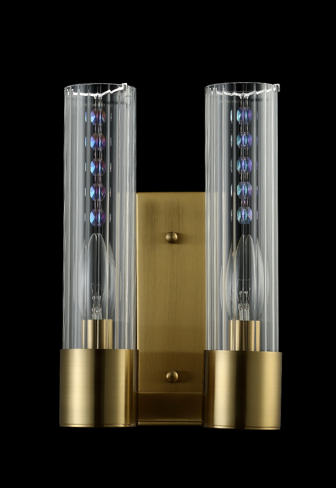 Бра Crystal Lux OTONO AP2 BRASS/TRANSPARENTE в Санкт-Петербурге